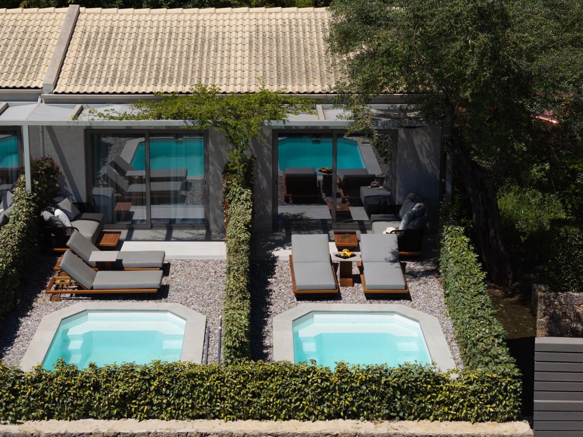 Rodostamo Hotel & Spa- Adults Friendly Kommeno  Exterior foto The hotel's private pools